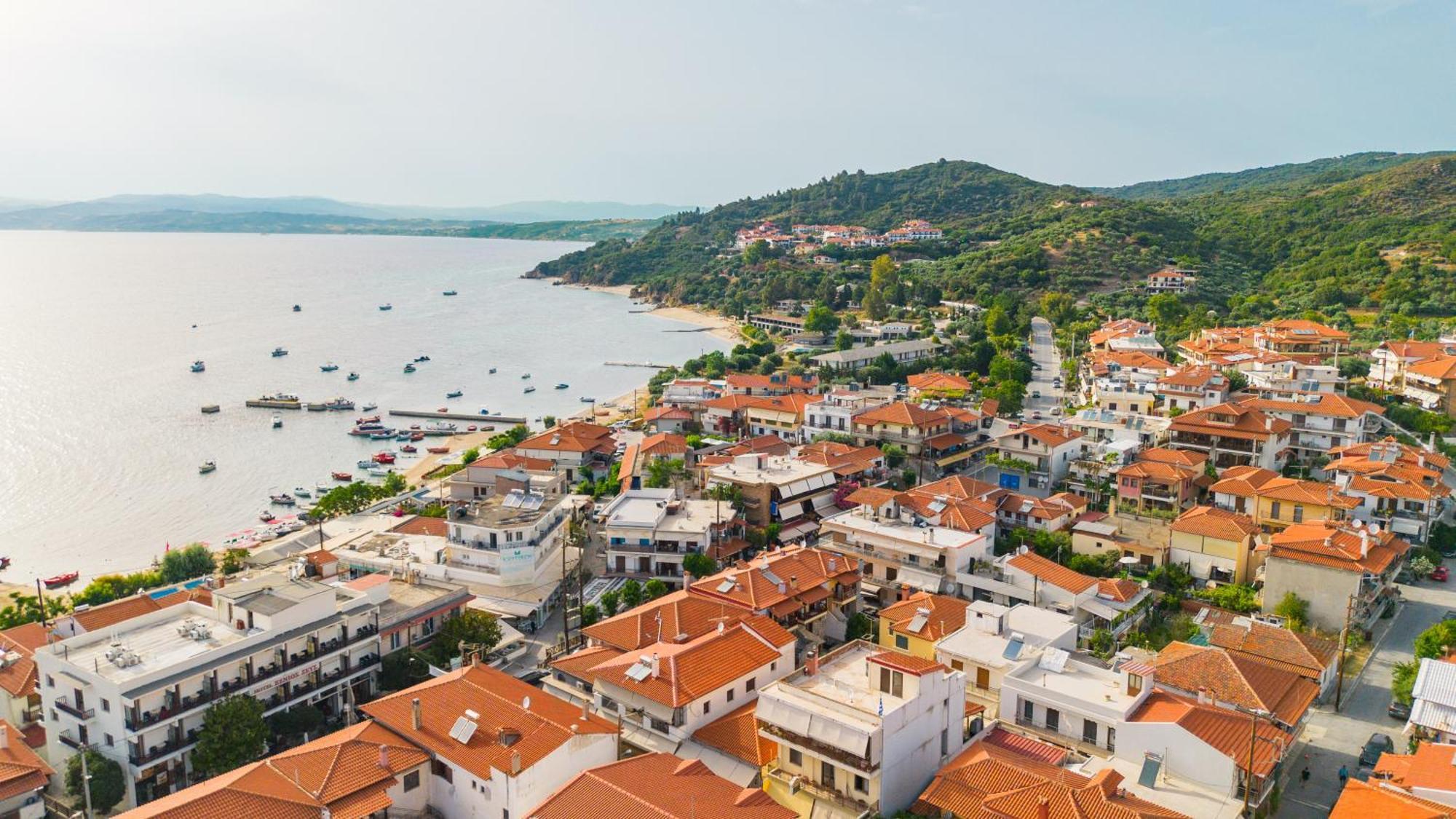 Athos Guest House Pansion Ouranoupoli Dış mekan fotoğraf