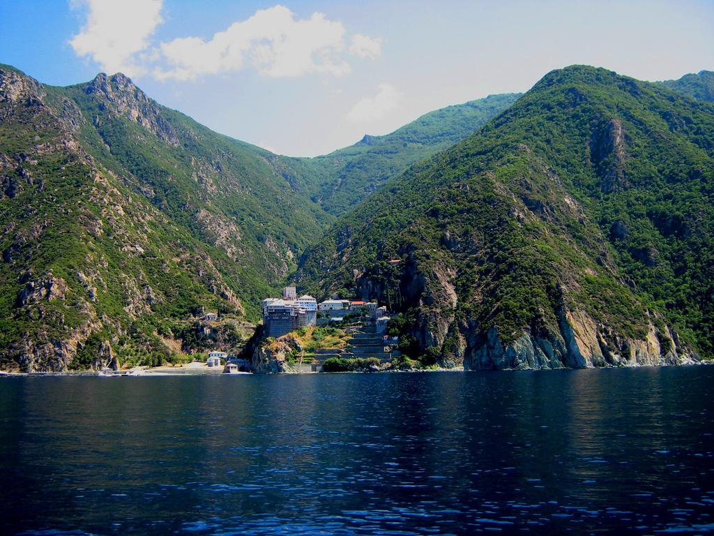 Athos Guest House Pansion Ouranoupoli Dış mekan fotoğraf